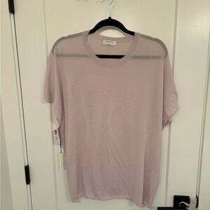 Babaton Light Gull Grey shirt BNWT - Large